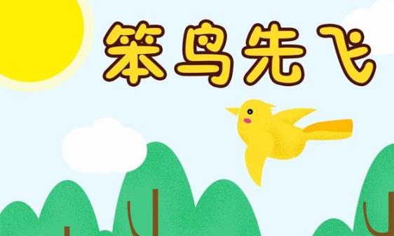 笨鸟先飞早入林